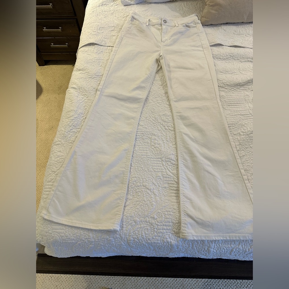 Old Navy Women's Flare White Jeans